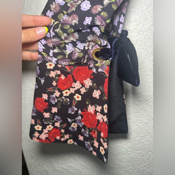 Mother of Pearl silk floral top bell sleeve size large women’s blouse - Picture 5 of 8